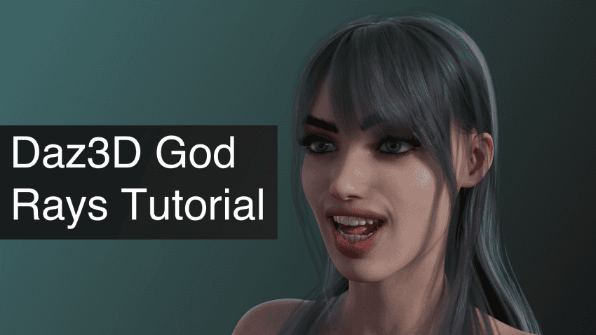 Daz3D God Rays Lighting Tutorial