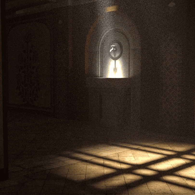 daz3d god rays render