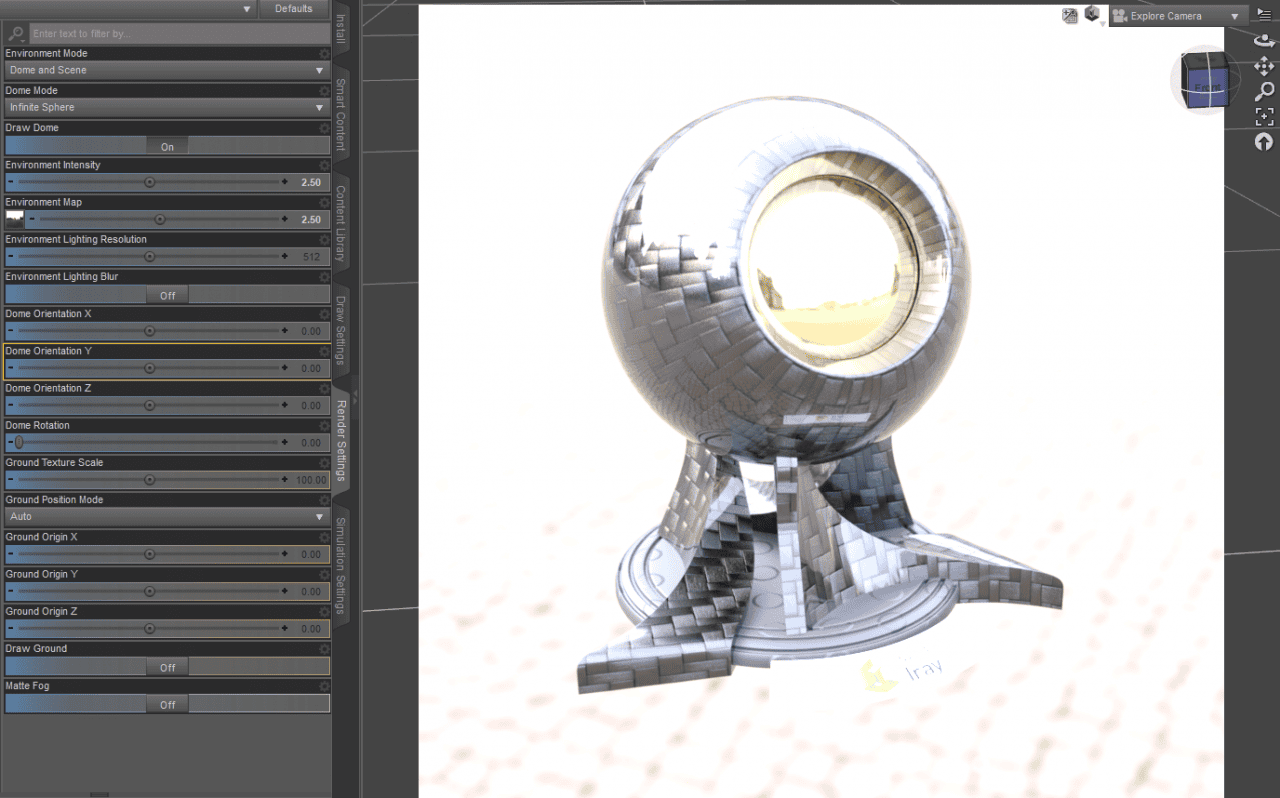 daz3d hdri intensity