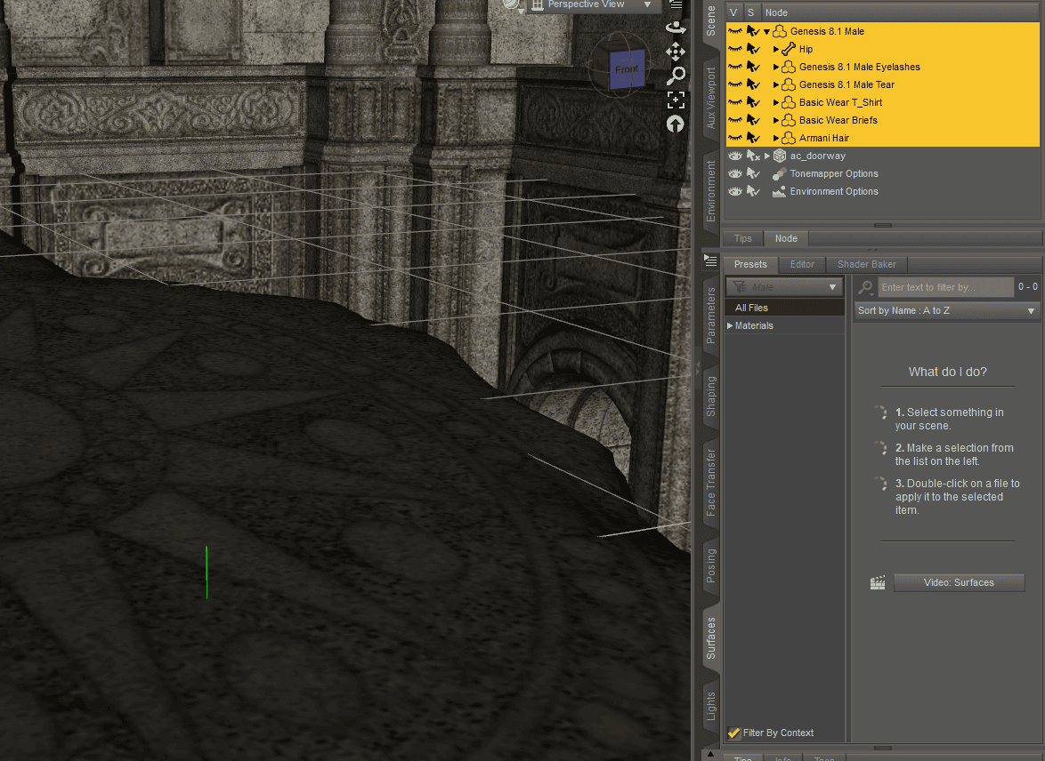 daz3d hide group character
