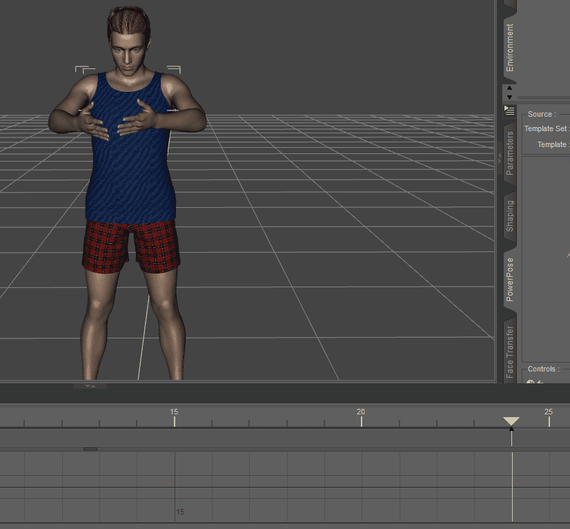 daz3d how to animate pose