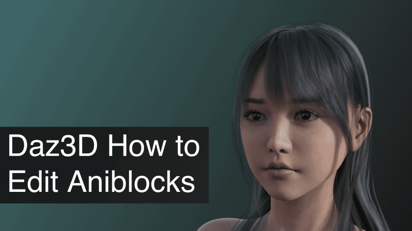 Daz3D How to Edit aniBlock Sequences