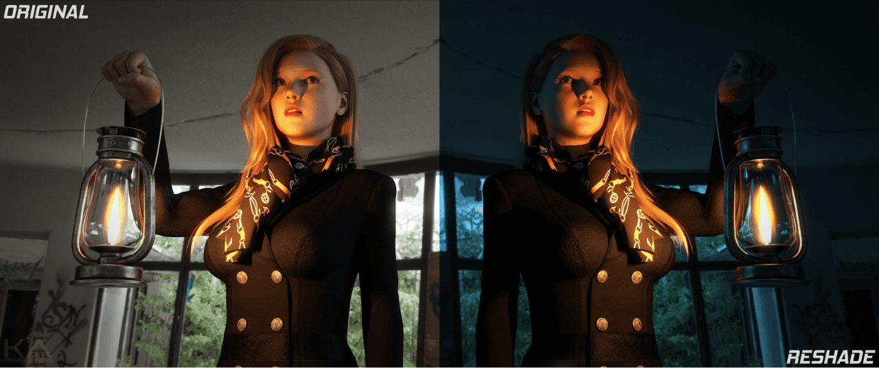 daz3d night render product eshade