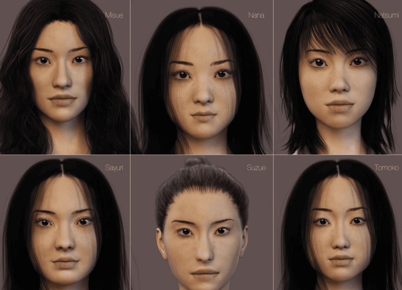 daz3d japanese women