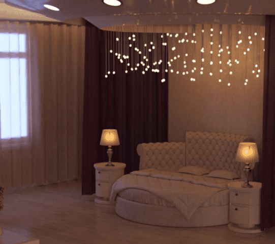 daz3d lavish bedroom 3d model