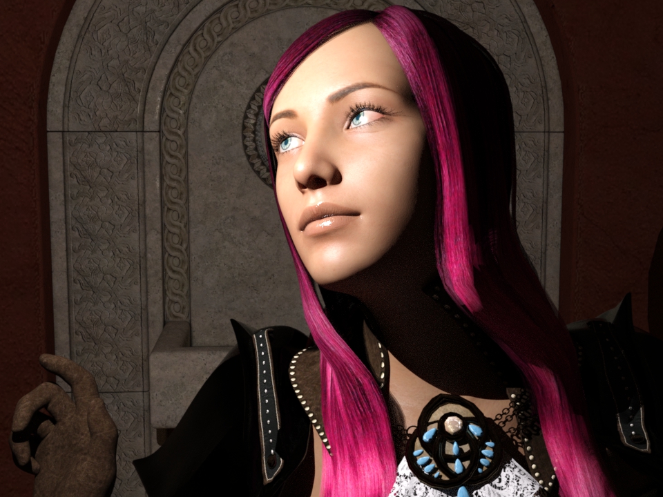 daz3d denoising with different light