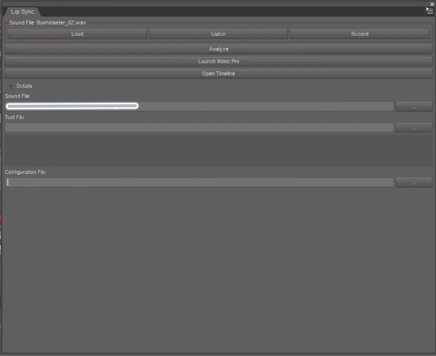 daz3d lip syncing solution