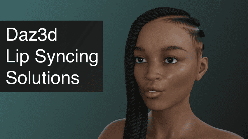daz3d lip syncing solutions