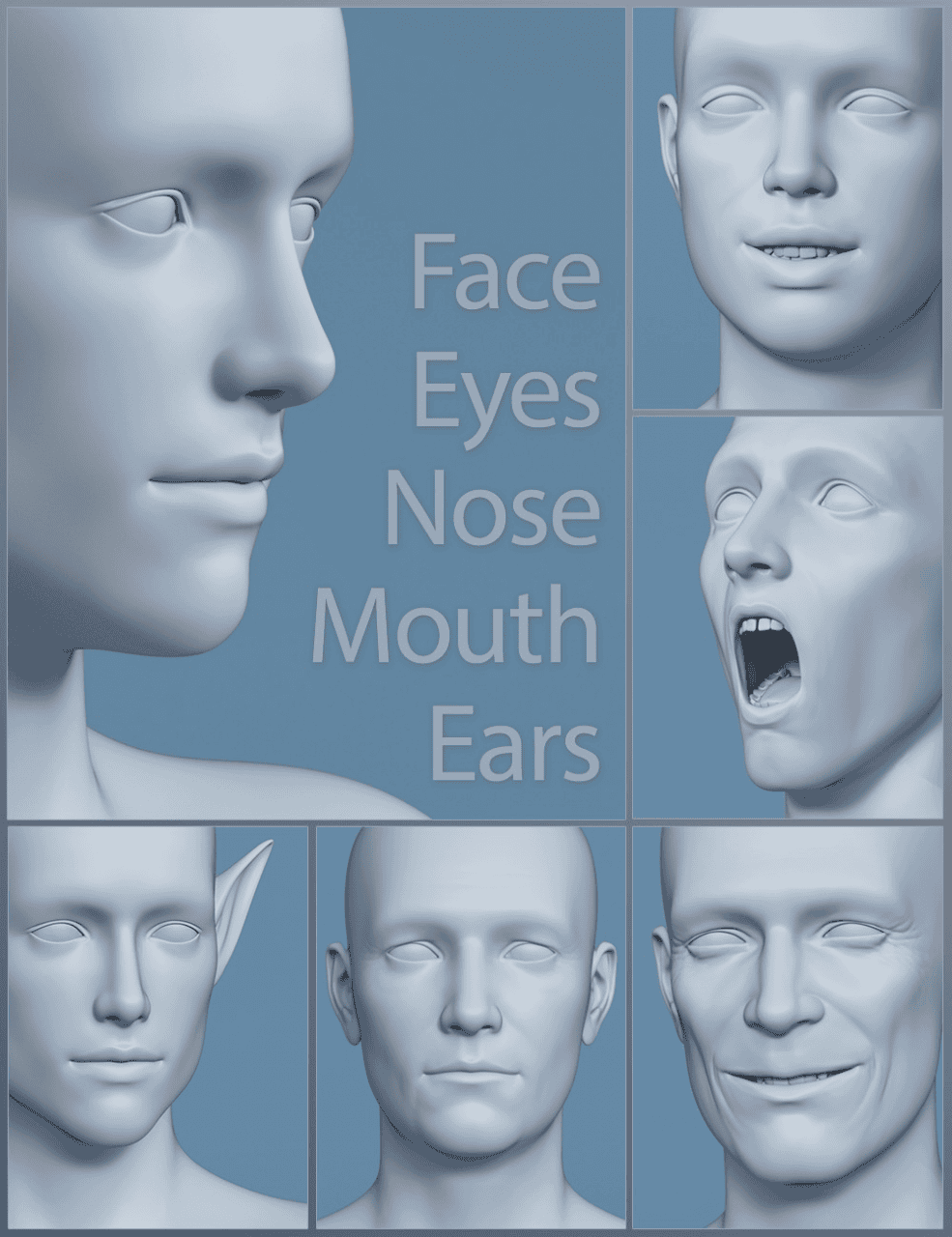male face morphs daz3d