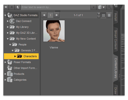 daz manual install - content library