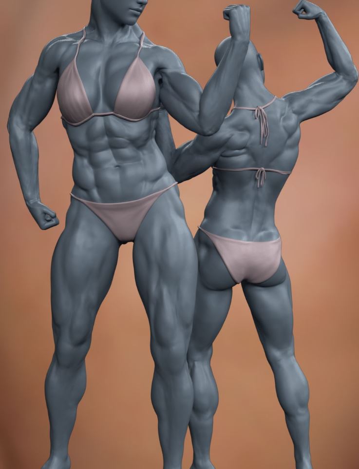 daz3d musculature hd morphs bundle