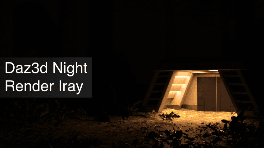 Daz3d Night Render Tutorial