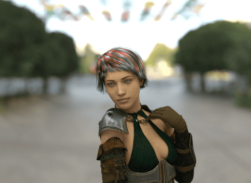 daz3d portrait depth of field