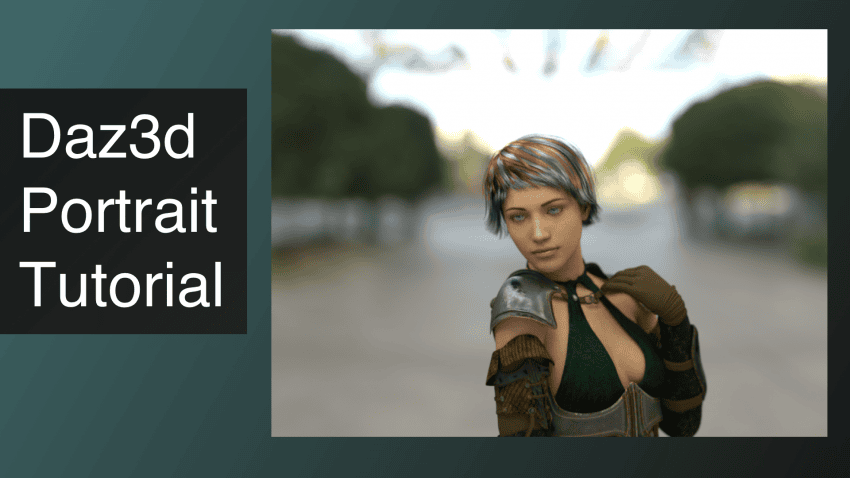 Daz3D Portrait Tutorial