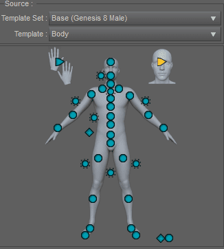 daz3d powerpose head template