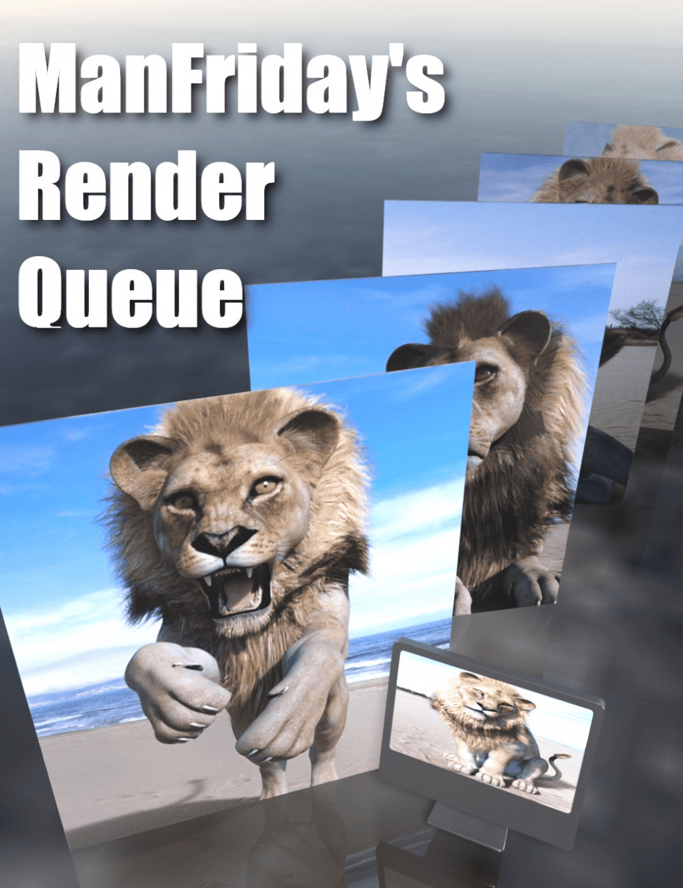 daz3d render queue