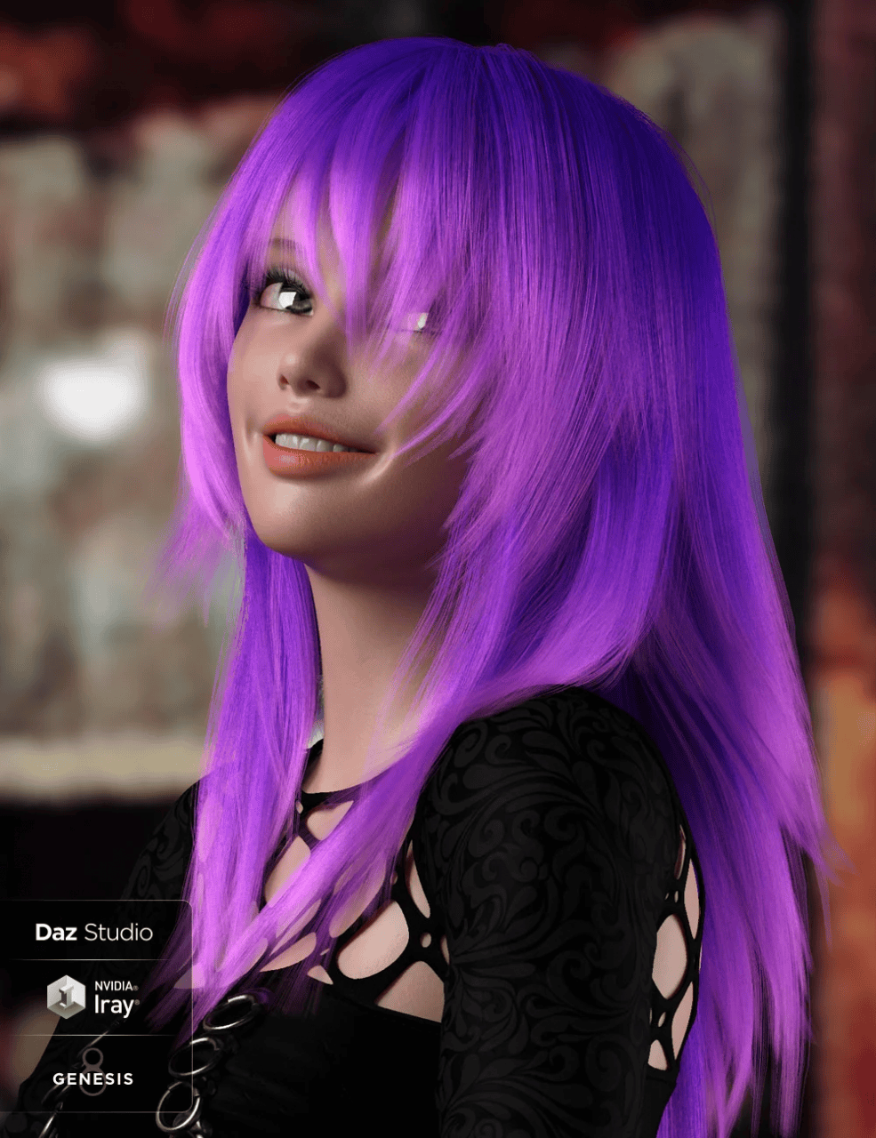 daz3d roxi hair dforce