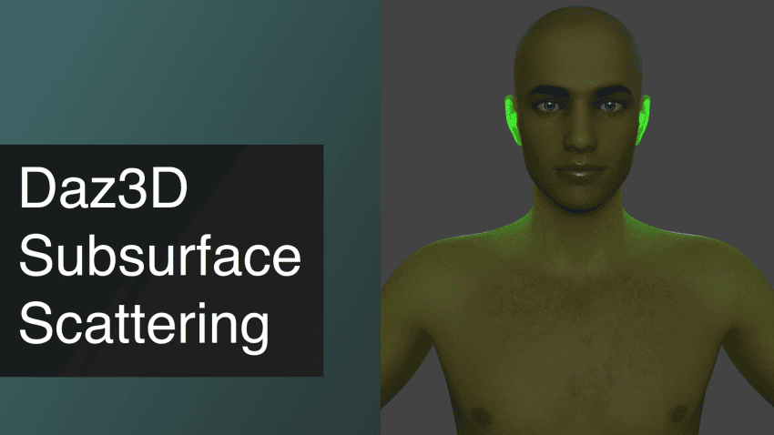 Daz3D Subsurface Scattering Tutorial