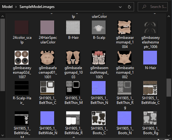 daz3d textures of a character