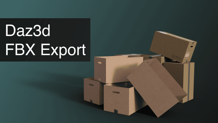 Daz3d to fbx exporter tutorial