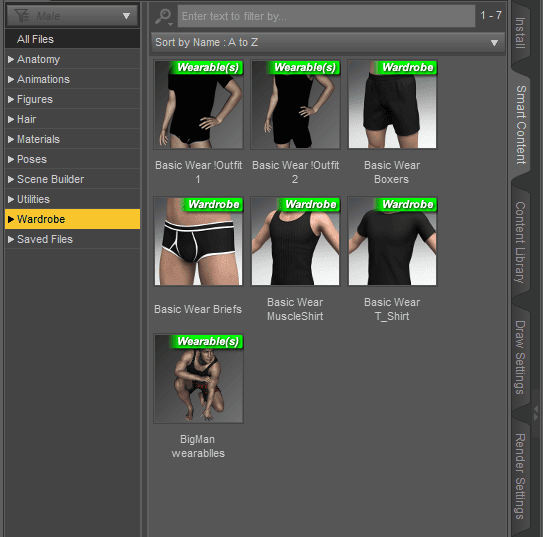 daz3d wardrobe preset