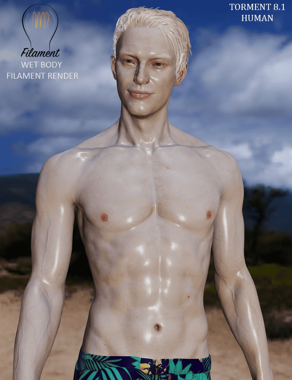 daz3d wet body filament