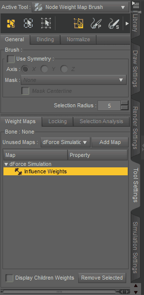 dforce influence weights
