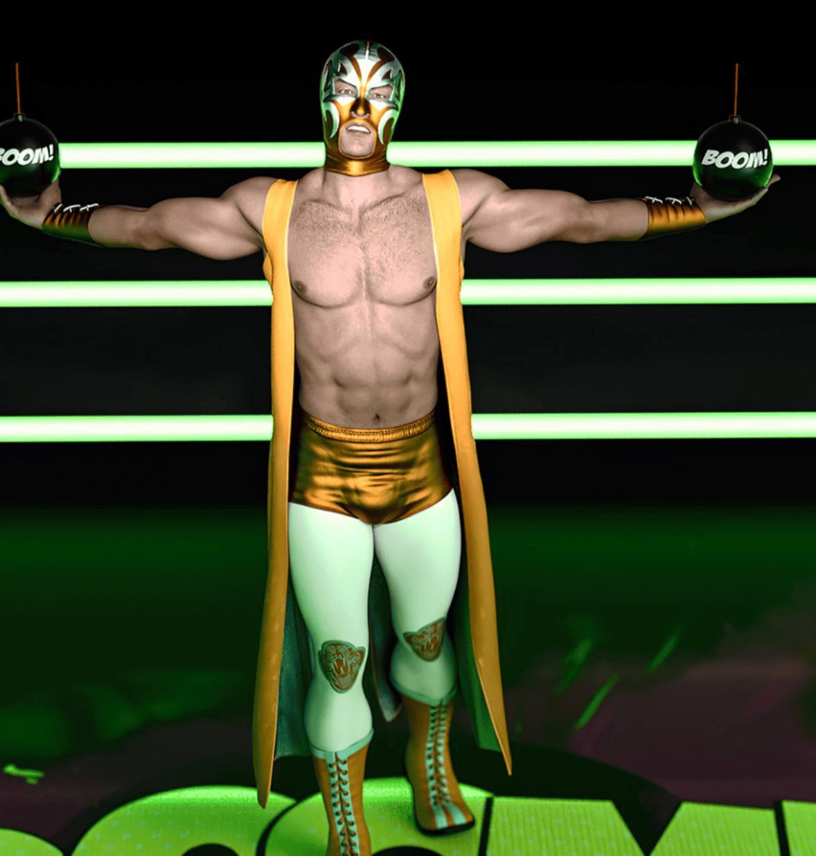 dforce luchador wrestling outfit