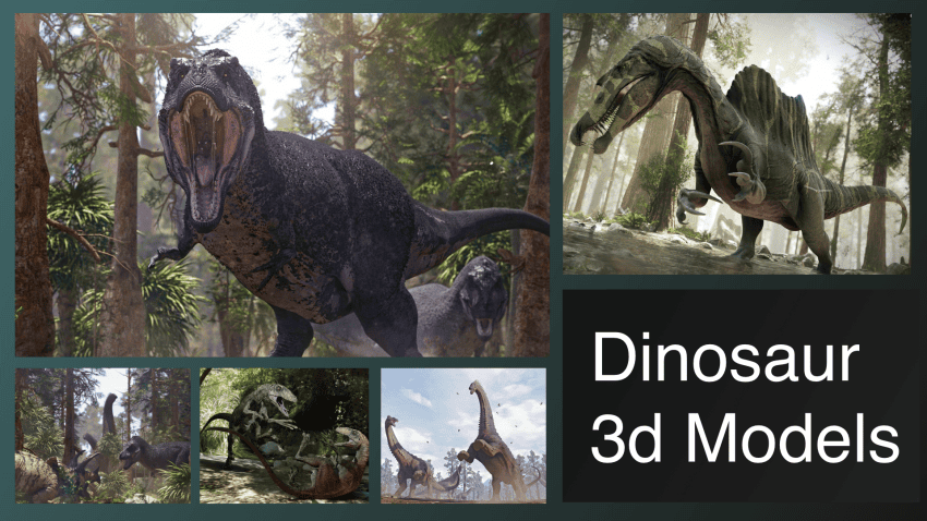 dinosaur 3d models