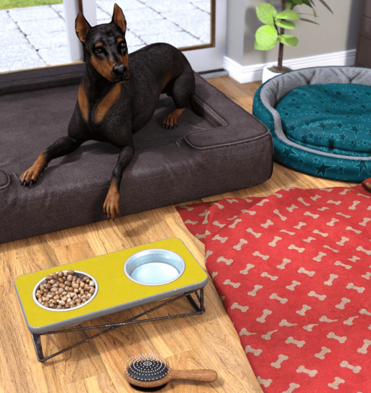 home props for daz dog