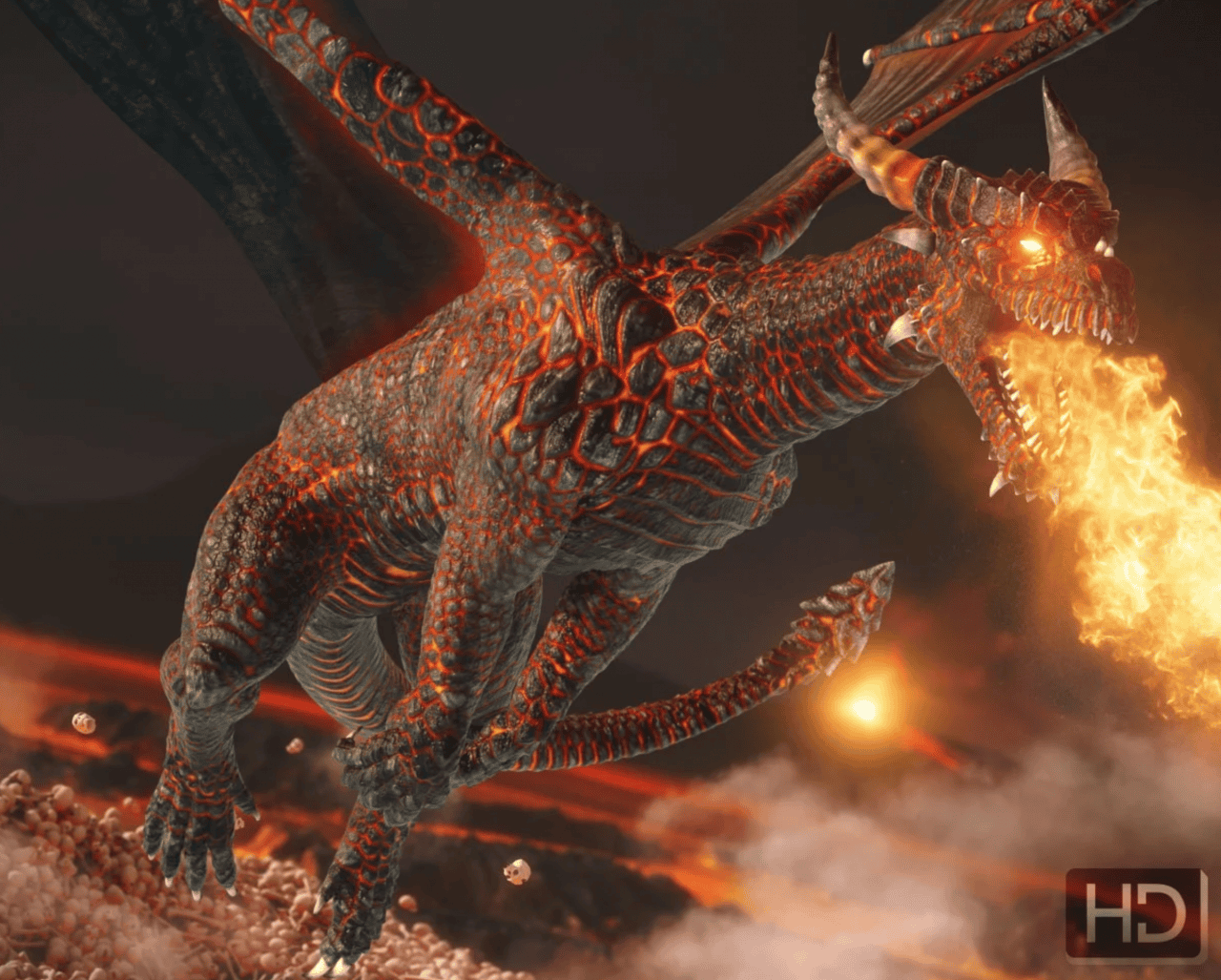 dragen hd 3d model for daz3d