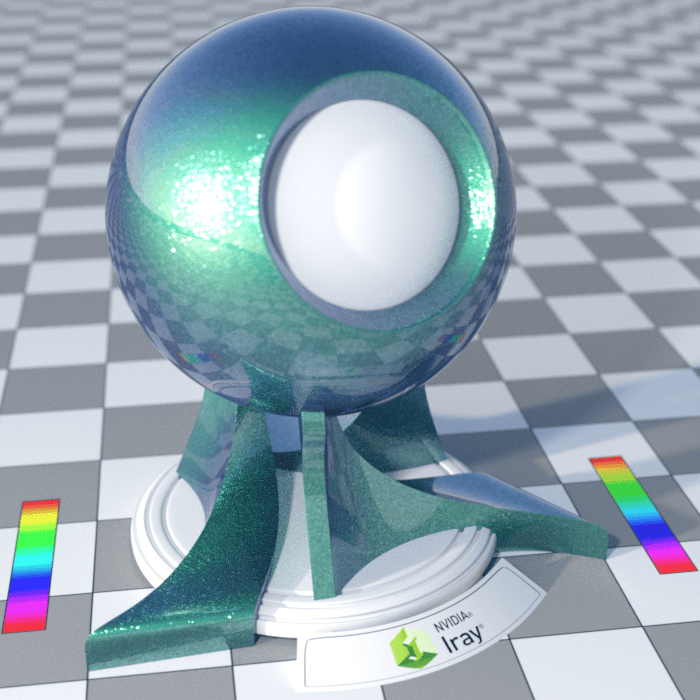 example of spectral rendering switched off