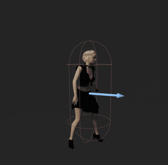 feet clipping issue blueprint viewport