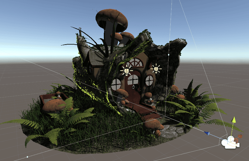 Final result daz3d to unity export