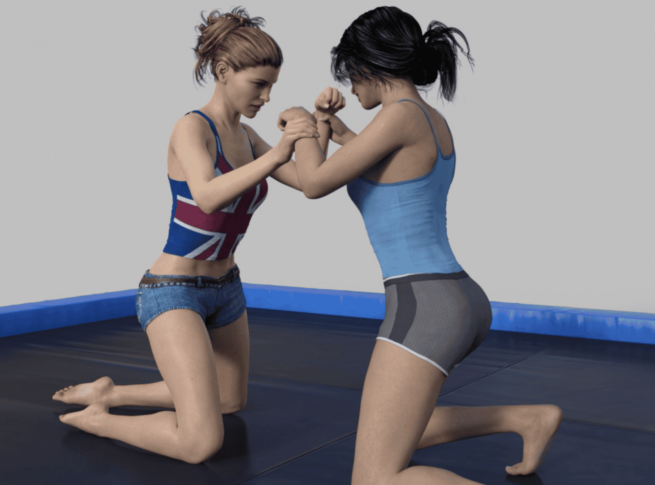 home wrestling poses