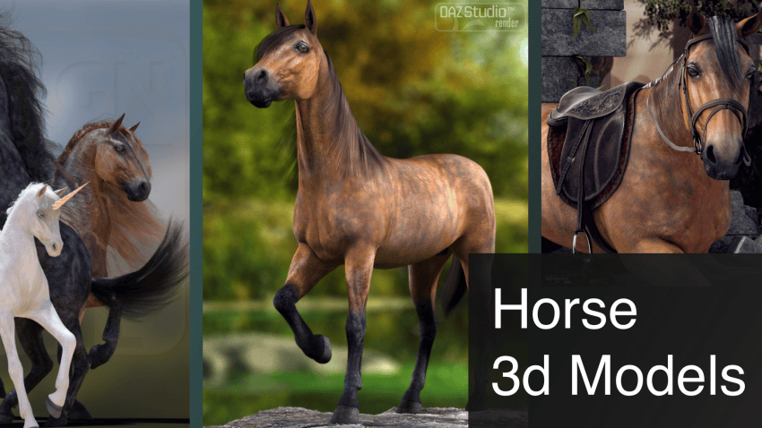 horse 3d models