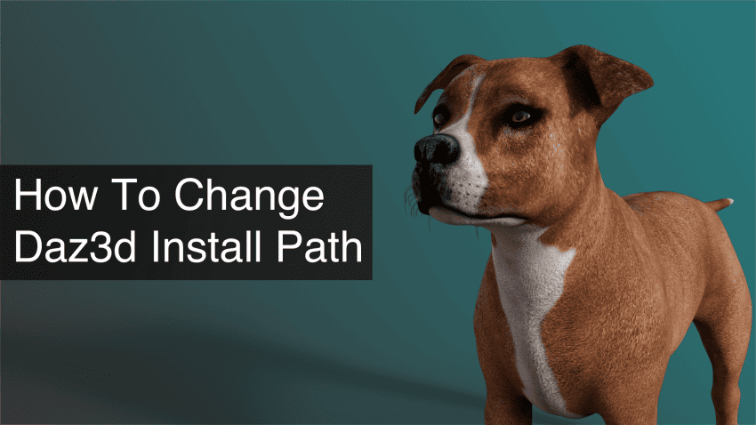 how to change daz3d install path