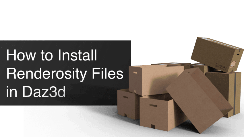 how to install renderosity files in daz3d