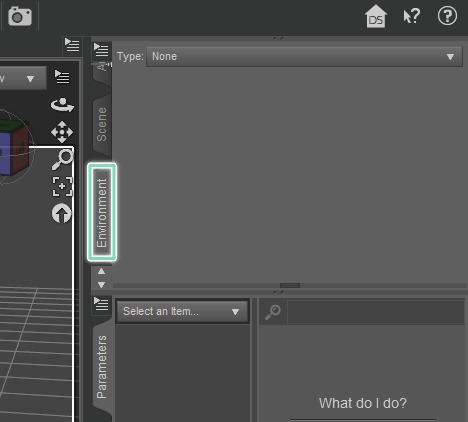 daz environment tab