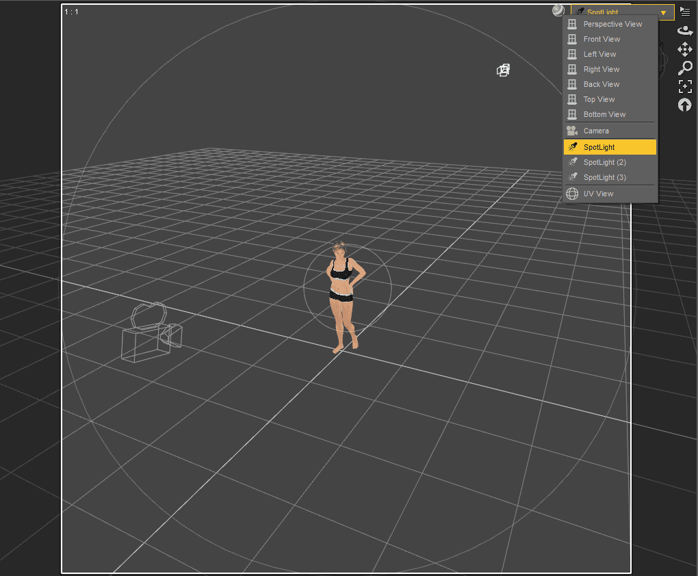 daz lights facing the right way