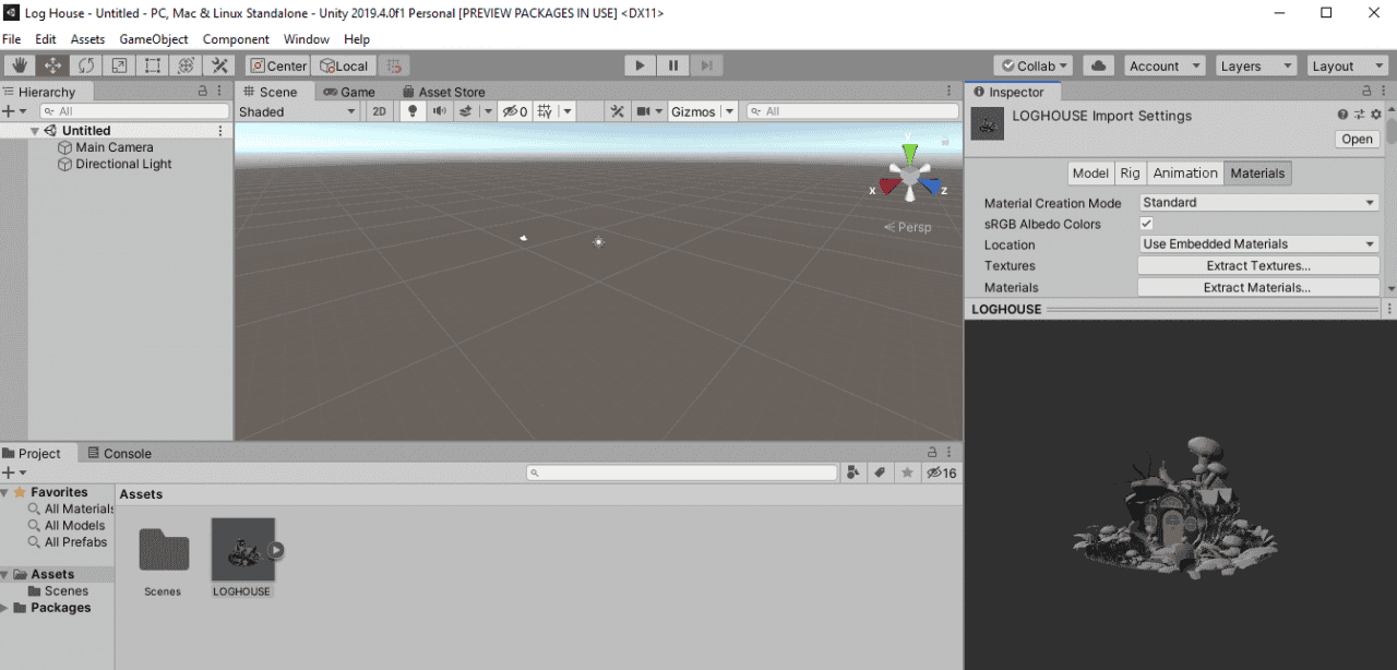 Importing a daz3d model into unity3d
