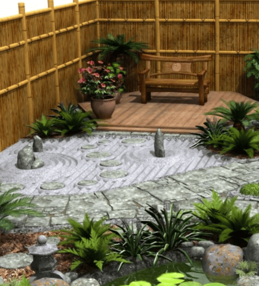 japanese tea garden model