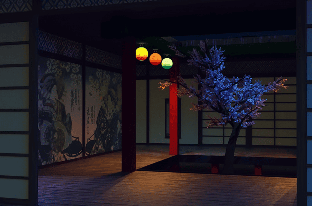 japanese tree room model daz