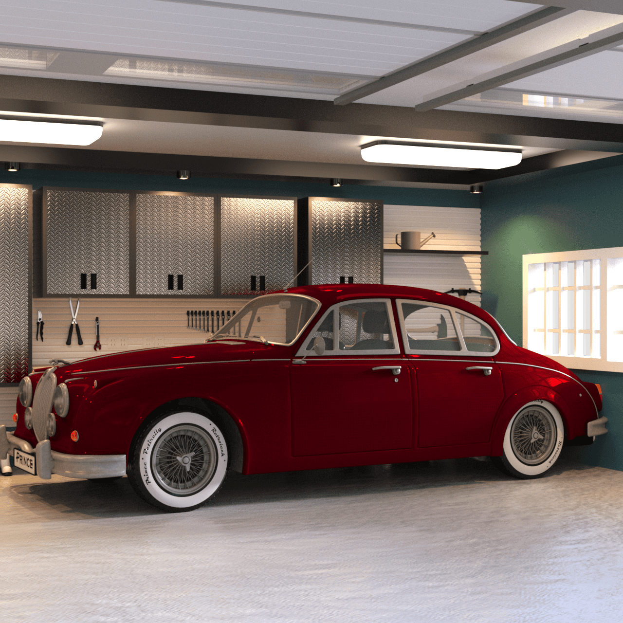 Limousine 3d car model