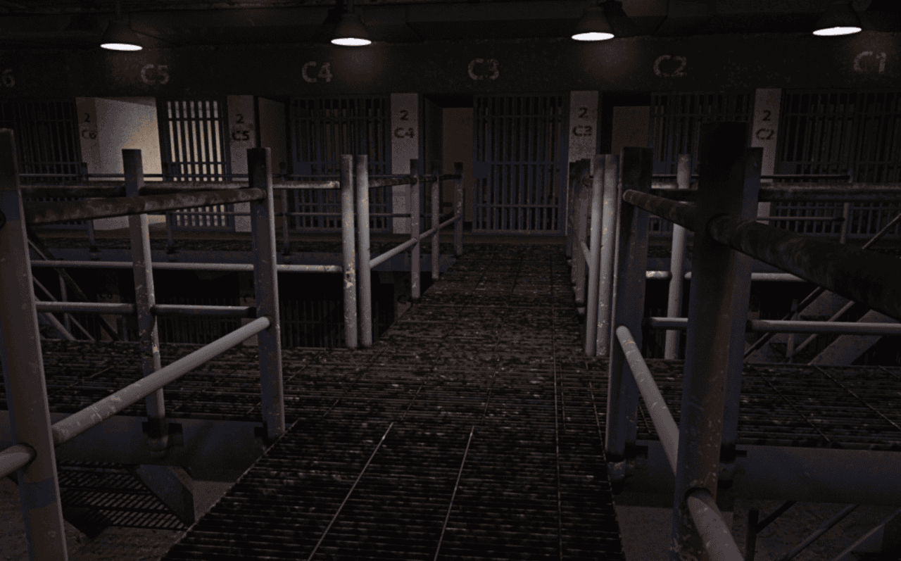 lock down 3d prison model daz3d