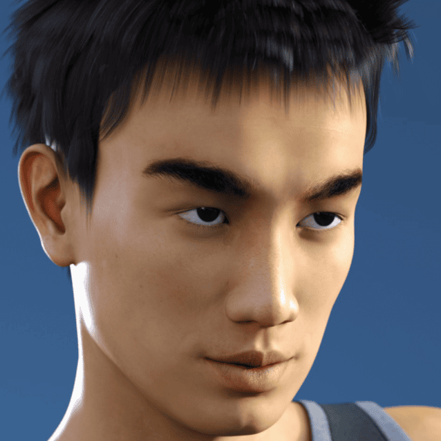makaio daz3d male asian genesis