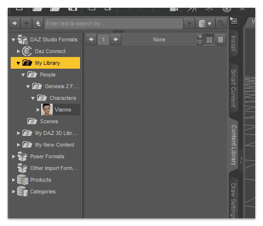 manually install daz3d content in my library succeeded