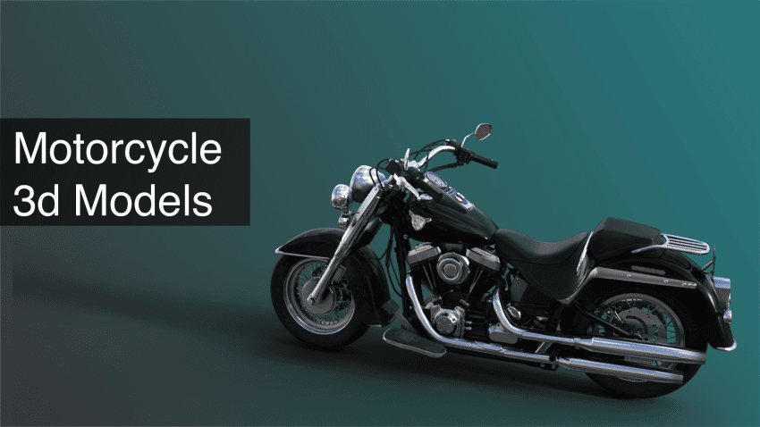 top motorcycle 3d models