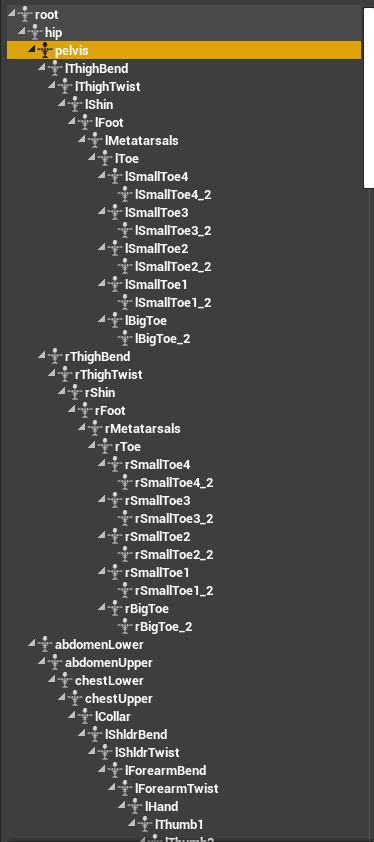 my character bones tree window