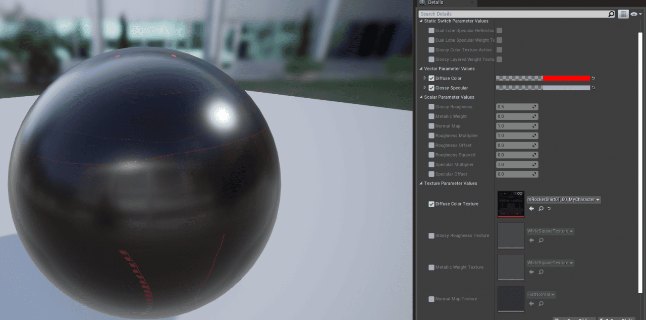 my material master i selected changed